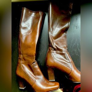 Knee high leather boot